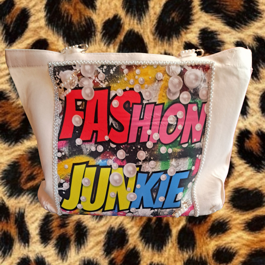 Goddess & Pearls Vintage Tote
